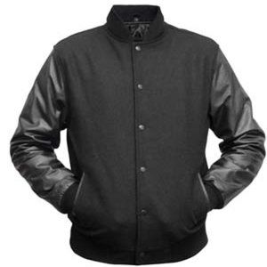 Black Varsity Letterman Jacket